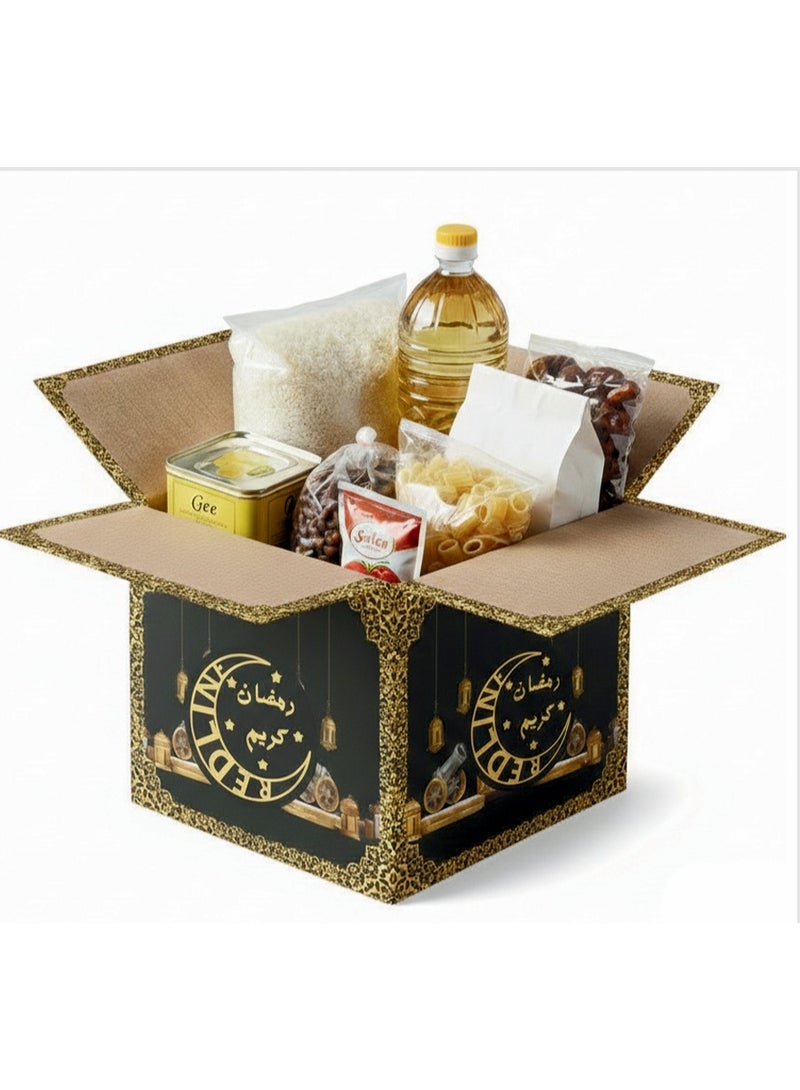 Ramadan Family Box - 14.5kg Comprehensive Food Supplies - High Quality Original Materials for Daily Use